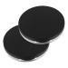 NOLITOY Make Up Mirrors 2pcs Box Loose Box 5g Case Bottle Bulk Travel Plastic Stand Black 7.5x7.5cm