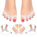 Xwanli 2 Pairs Silicone Hallux Valgus Toe Separators - Friction Protection & Foot Bandage for Optimal Comfort - Buy Online on GoSupps.com