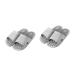 FRCOLOR 2 Pairs Massage Slippers for Men Women Slippers for Hotel Relax Slippers Spa Slippers Tub Massage Shoes Man PVC 27.00X11.00X5.00CMx2pcs Grey X 2 Pieces