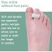 Gel Toe Separators for Overlapping Toes & Bunions | Big Toe Alignment Corrector & Spacer - White - Buy Online on GoSupps.com