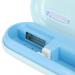 Portable USB Toothbrush Sterilizer Box - Disinfecting Toothbrush Storage Holder (Blue) | International Shipping Available - Buy Online on GoSupps.com