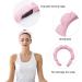 Spa Headband Wristbands and hairpin Terry Cloth Headband Soft Sponge Headband Makeup Headband Puffy Shower Hair Accessory for Skincare Face Washing Makeup Removal Shower Facial Mask(Pink) - Buy Online on GoSupps.com