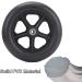 Front Wheel with Front Fork Wheelchair Front Castor Wheels 6" 7" 8" Wheelchair Caster Replacement Wheel 2 Pieces Solid Wheel Accessories(Gray 8"(200mm)) 8"(200mm) Gray - Buy Online on GoSupps.com