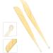 Healifty 2 Pcs Wood Croissant Ear Pick Set - Ear Cleaning Tools for Travel, Earwax Removal Tool with Ear Plugs and Grip - Light Yellow 11.5x1.2x0.3cm - Buy Online on GoSupps.com
