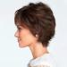 Buy 28cm Short Curly Brown Bob Wig - Natural Looking Heat Resistant Synthetic Soft Wig with Fringe - Buy Online on GoSupps.com