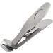 Angled Nail Clippers Thick Nail Clippers for Men | Large Angled Head Nail Clippers - Wide Jaw Nail Clippers with Wide Opening Ergonomic Anti Splash Nail Clippers for Men Grey Silver Single - Buy Online on GoSupps.com
