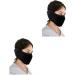 Healeeved 2-in-1 Winter Ski Masks | Anti-Dust Face Mask for Men & Women | Winter Sturmhauben | Black - 1 Pack - Buy Online on GoSupps.com