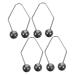 2 Pairs Dimple Trainer Face Trainer Dimple Maker Dimple Clip Facial Exerciser Face Exerciser Cheeks Clip Cheeks Balls Smile Trainer Facial Beauty Tool Alloy FRCOLOR 4.30X2.50X0.80CM Black