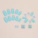 24Pcs Short Light Blue French Tip Press On Nails Set | Glossy Stick On Nails with Glue | Vintage Full Cover False Nails for Women - DIY Manicure - Buy Online on GoSupps.com