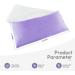 Lavender Eye Pillow for Relaxation and Meditation - Microwavable Weighted Aromatherapy Compress in Light Purple - Buy Online on GoSupps.com