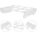 LABRIMP Egg Holder 1 Set Eggs Food Tray Refrigerator Fridge Egg Containers for Storage Dispenser Flat Shoes Egg Tray - Buy Online on GoSupps.com