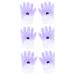 Healeved 3 Pairs Lavender Hand Wax Set Spa Paraffin Wax Cover Spa Moisturizer Spa Gloves Dry Spa Paraffin Wax Glove Wax Hand Cover Paraffin Wax Gloves Suite Frosted Purple Pe Bag