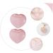 2pcs Natural Pink Crystal Pink Heart Earrings DIY Supplies Natural Pendants Rock and Roll Beadwork 2.5X1CM Pink - Buy Online on GoSupps.com