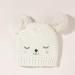 XYIYI Baby Kids Winter Warm Knit Hat with Fur Pom Beanie Cap | 6-24 Months Boys Girls - Bear White - Buy Online on GoSupps.com