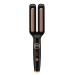 Travel-Friendly Curling Straightener | Hair Styling Brush | 6 Heat Settings Frizz- Hair Brush Professional Salon Home Barbershop Dual-Purpose Comb Straightening Brush Portable Curling