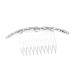 Angoily 1 Pc Hair Comb Alloy Hair Decor Wedding Diamond Comb Hair Accessory Fashion Hairpin Bridal Comb Barrette Pearl Tiara Handmade Hair Decor Rhinestones Rhinestone Hair up