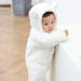 Puseky Newborn Baby Bear Snowsuit Winter Coat Hooded Romper | Unisex Fleece Jumpsuit 0-3 Months - White - Buy Online on GoSupps.com