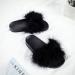 Sliders for Women Women Fur Slippers Comfortable Soft Winter Warm Home Slipper Fashion Faux Fur Furry Flops Plush Shoes Fluffy Woman for Indoor Outdoor Fashion Sandals (A 25.5CM) (A 24CM) - Buy Online on GoSupps.com