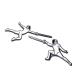 ThreeWOT Fencing Brooch,Souvenir for Fencing Sport Fans,Gift for Fencer(2 Pieces)