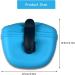Rumyve Silicone Dog Therapy Bag Clip Dog Training Bag Portable Dog Therapy Bag Pocket Treat Handling Food Clip to Take The Dog Away(Blue) - Buy Online on GoSupps.com