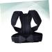 Posture Brace for Men & Women | Adjustable Posture Support for Teens | Universal Fit - 1pc Black - Buy Online on GoSupps.com