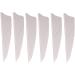 MILAEM 3 Inch Turkey Feather Fletching Hunting Arrows - Right Wing Vanes in White - Buy Online on GoSupps.com
