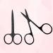 Craft Scissors Stainless Steel Professional Nail Scissor Manicure for Nails Eyebrow Nose Eyelash Cuticle Scissors Curved Pedicure Makeup Tools Scissors - Buy Online on GoSupps.com