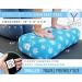 Restorative Yoga Bolster Set | 100% Cotton Pillow with Extra Cover & Carry Bag | GAYO Travel Size (18 x 11 x 6.5 in) - Buy Online on GoSupps.com