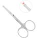 3pcs Small Eyebrow & Nose Hair Scissor Set for Facial Hair Grooming - Unisex Grooming Scissors for Beard, Moustache, Eyelash and Nail Trimming - Buy Online on GoSupps.com