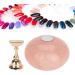 Nail Stand For Press Ons Nail Practice Stand Nail Holder For Painting Nails Magnetic Golden Base Nail Tips Holders Fingernail Display Stands For DIY Nail Art Practicing Manicure - Buy Online on GoSupps.com