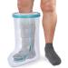Besuso 1 Piece Waterproof Leg Cast Cover for Shower Adult Reusable Shower Boot Cover for Leg Foot Ankle - Buy Online on GoSupps.com