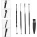 ULTECHNOVO Ear Cleaner Cleaning Brush Set - Portable Ear Pick Tool Kit for Gently Cleaning Ear Canal - Black, 12x0.5cm - Buy Online on GoSupps.com