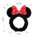 JIAHANG Mouse Ears Facial Spa Headband | Velvet Red Bow | Hair Band for Girls & Women - Ideal for Makeup, Wash Face & Shower - Coral Fleece | Trendy Hair Accessories - Buy Online on GoSupps.com