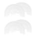 HARFINGTON 2pair Shoe Sole Protector for Sneakers Size 10-11 Self-Adhesive Non Slip Pad Heel Plates Repair for Men and Women Transparent 10-11 Transparent
