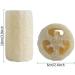 4 Count Loofah Exfoliating Body Scrubber - Natural Egyptian Shower Sponge for Women & Men | Perfect for Clean Skin Care & Spa Bath - Buy Online on GoSupps.com