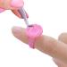 Sibba 100 Eyelash Glue Holder Rings - Pink Plastic Container Cups for Eyelash Extensions & Fan Bloom Accessories - Buy Online on GoSupps.com