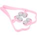 Healvian Neck Massage Roller - Shiatsu Deep Tissue Trigger Point Relief | Manual Self Muscle Massage Device for Neck & Shoulders - Pink - Buy Online on GoSupps.com