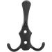 Miskall Black Coat Hooks Stylish Utility Set for Efficient Storage Home Office Zinc Alloy - Buy Online on GoSupps.com