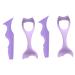 Balacoo 4 Pcs Ladies Suits Silicone Eye Make up Tools Make up Tools for Eyes Ruler Miss Heating Eyelash Comb