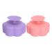 Silicone Makeup Brush Cleaner 2pcs Multifunctional Cosmetic Brush Cleaning Mat with Drying Holder Suction Cup Portable Makeup Brush Washing Scrubber Tool Organizer