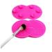 Silicone Makeup Brush Cleaning Mat - Pink Brush Cleaner & Scrubber for Effortless Makeup Tool Care - Buy Online on GoSupps.com
