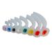 ELYSAID 8 Pieces/Set Plastic Case Gas Guide Tube Disposable Oral Airway Tube for First Aid Airway Kit with Plastic Case