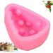 MAGICLULU Soap Mold Triangle Mold Sushi Mold Maker Capacillos para Cupcake Silicone Baking Molds Silicone Cheese Mold Cookie Mold Silicone Candy Mold Cakes Chocolate France 3D Pink - Buy Online on GoSupps.com