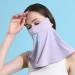ZYWUOY UV Protection Riding Mask for Women - Summer Face & Neck Cover in Sapphire Blue | Ice Silk Cold Feeling Cycling Gear - Buy Online on GoSupps.com