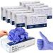 FINITEX Ice Blue Nitrile Exam Gloves Powder-free 1000 PCS Medical Gloves Examination Home Cleaning Food Gloves Medium (Pack of 1000)