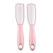 Beaupretty 2 pieces Pedicure file stainless steel double-sided heel scrubbing-foot-like skin peel exfoliator broken skin remover for women and men