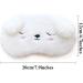 Cute Animal Sleep Mask 2-Pack for Girls - Cat and Dog Plush Blindfold Eye Cover for Women - Perfect for Travel, Nap, and Night Sleeping - Buy Online on GoSupps.com