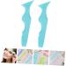 VILLFUL 2pcs Silicone Beauty Ruler Eyelash Mascara Eyelash Tool Eyeliner Silicone Stencil Make up Applicator - Buy Online on GoSupps.com