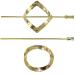 Casiler fashion geometric hair clip for women cave hair clip korea gold silver color hairstyle hair needle girl ponytail hair jewelry