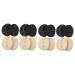 FOMIYES 8 Pairs High Heels Forefoot Pad High Heels Socks White Heel Boots Clear Stripper Heels for Women Five Finger Sock Non- of Man Corrective Stockings Ordinary Combed Cotton